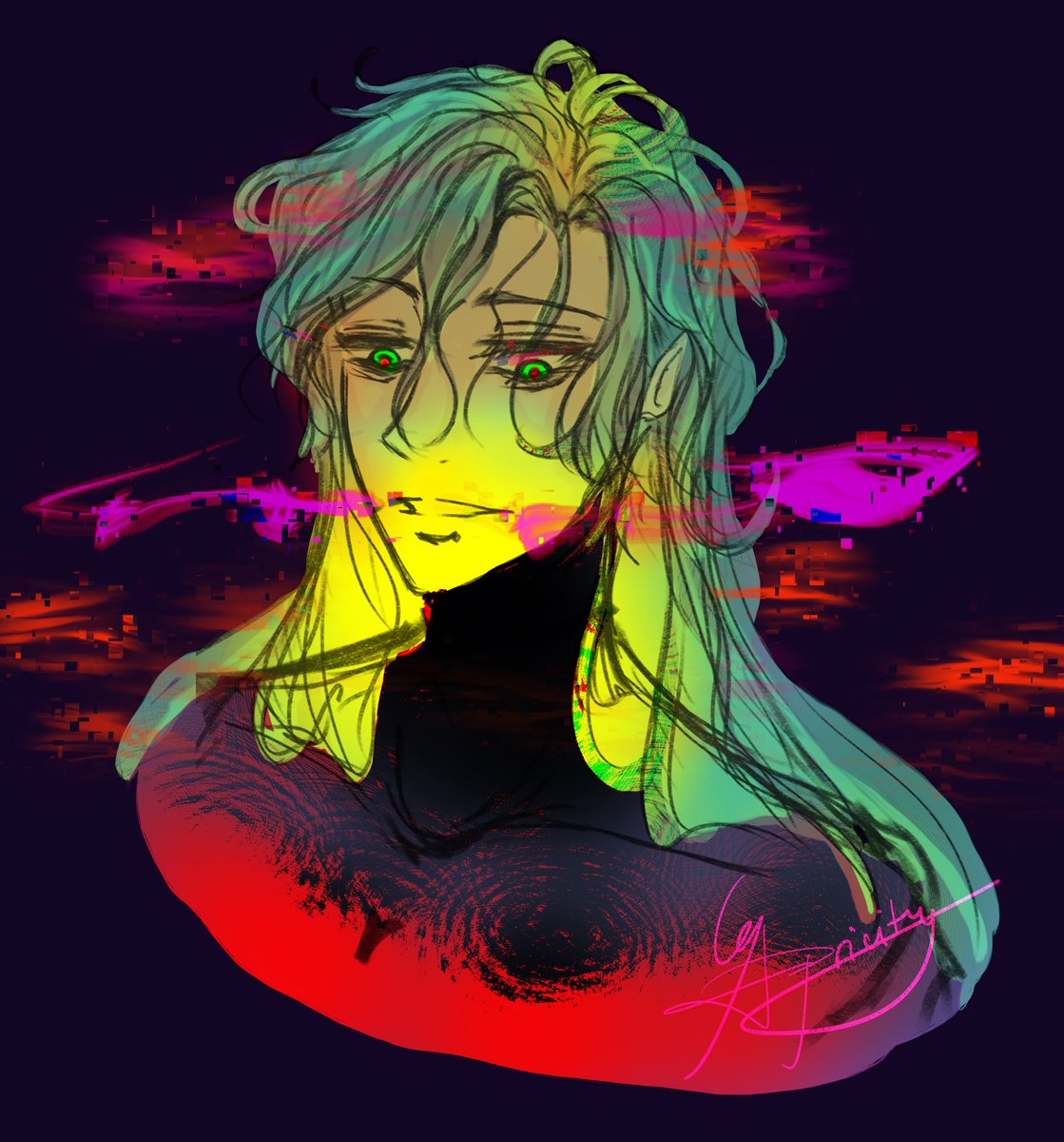 Six_Apricity's tweet photo. Finished drawing the token of my #cyberpunkred #oc cuz nov 2 is coming up and I am excited eeeee

#digitalart #rkgk https://t.co/M8ryAPV6Ko