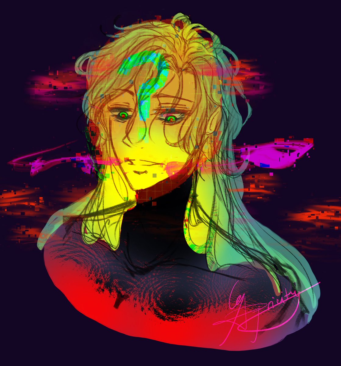 Six_Apricity's tweet photo. Finished drawing the token of my #cyberpunkred #oc cuz nov 2 is coming up and I am excited eeeee

#digitalart #rkgk https://t.co/M8ryAPV6Ko