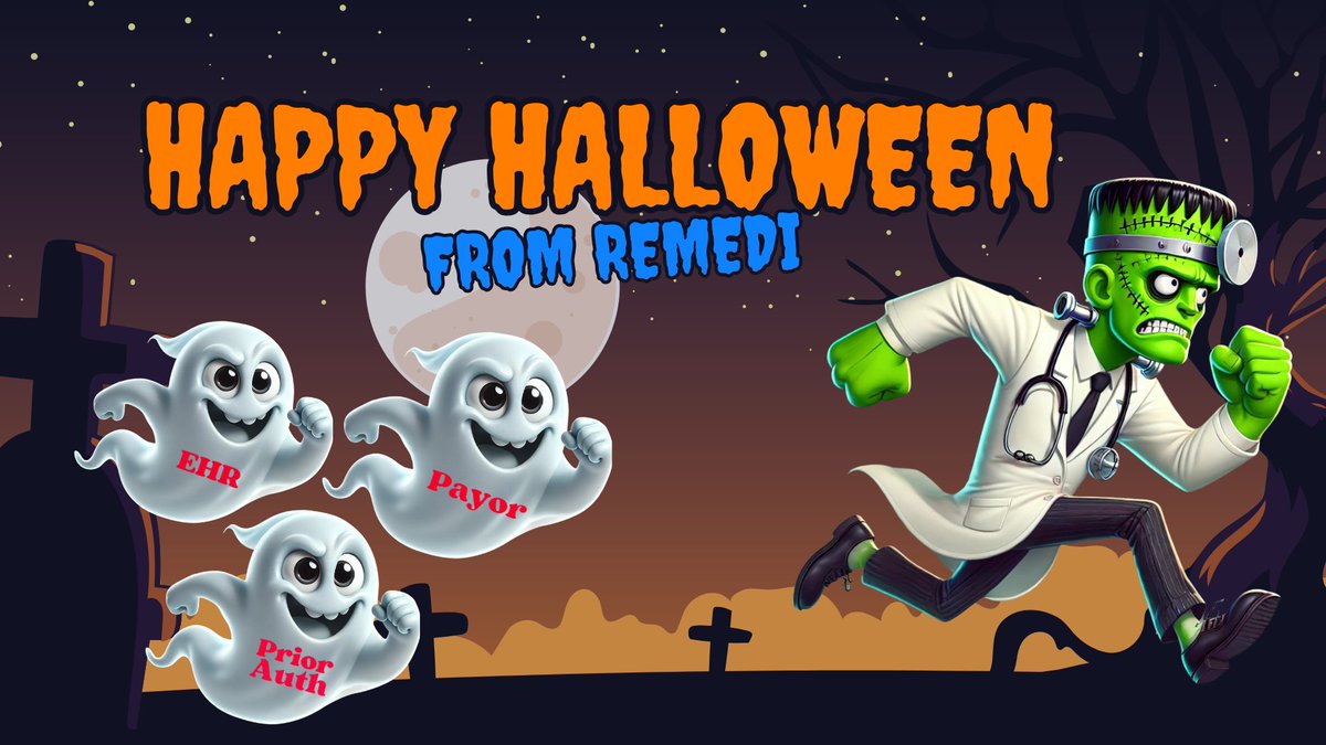 Happy Halloween from Team ReMedi! We hope everyone enjoys a fun, safe, and spooky night. 🎃