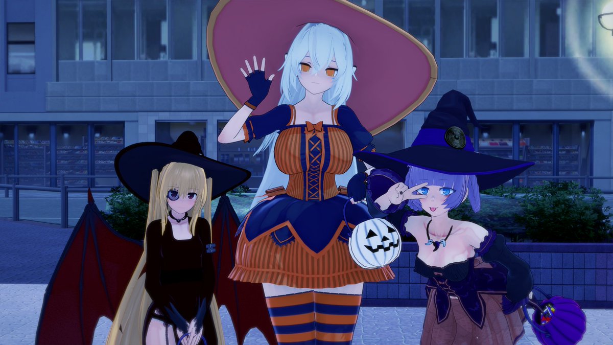 - <a href="/MajikkuMeiden/">₊· ℳ𝖾𝗂𝖽𝖾𝗇’𝓈 𝒸𝑜𝓁𝑜𝓇 ˚ ༘</a> entusiasmó a <a href="/xKonjikiNoYami/">𝐘𝐀𝐌𝐈 ‎`✧ ˑ ִֶ 𓂃</a> y a Ai para pasear en halloween y recolectar Dulces. . .
hasta trajo disfraces.