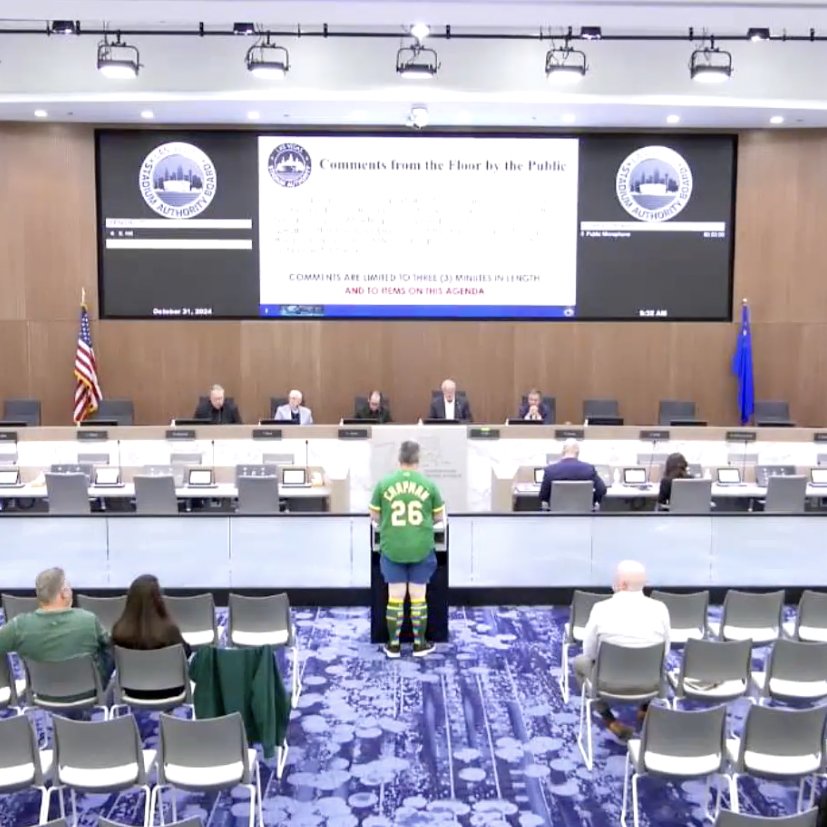 Shoutout to <a href="/jfkooAN/">Jeremy F. Koo 🏳️‍🌈</a> for the Halloween outfit at the LVSA board meeting today 🎃