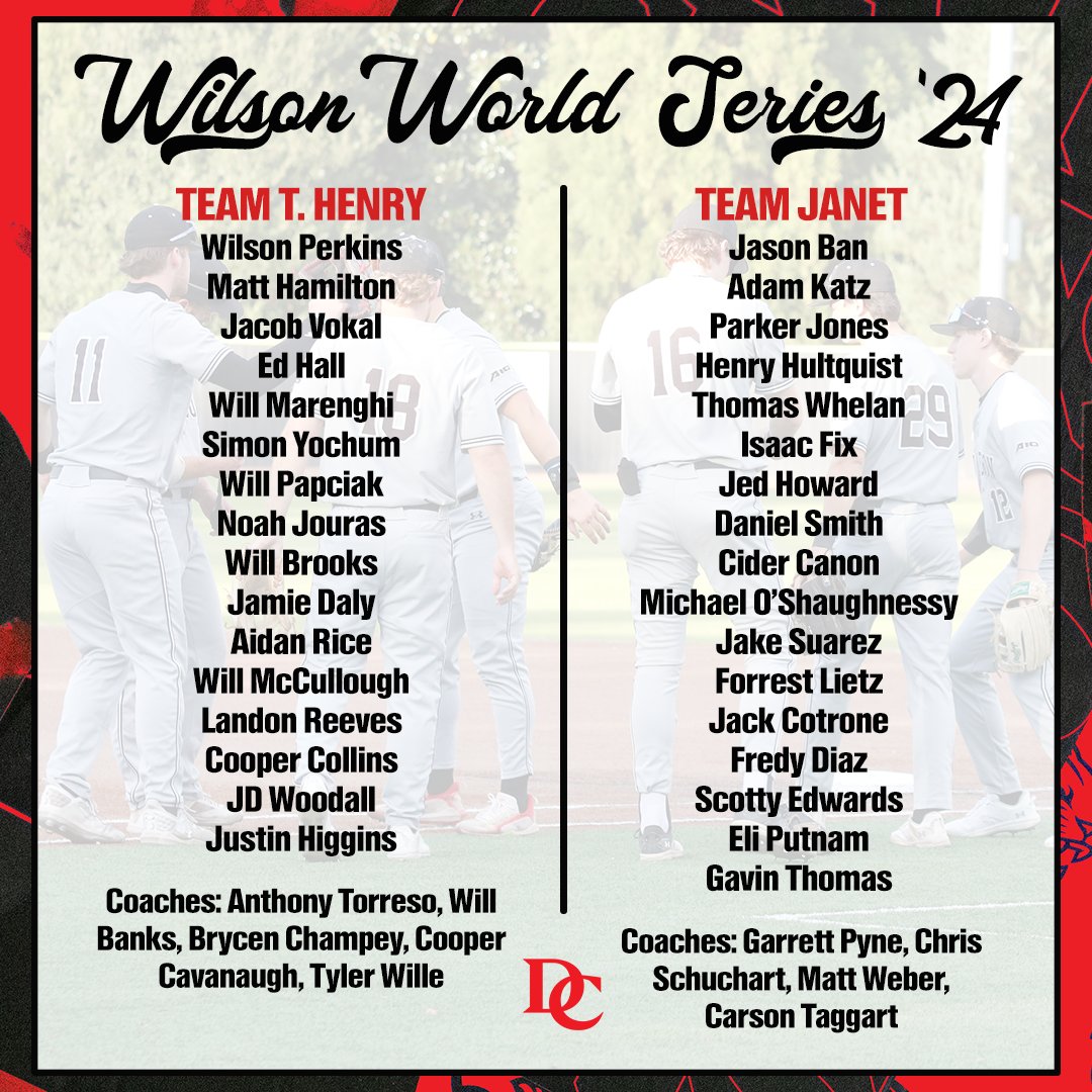 The newly named "Wilson World Series" is this weekend at Wilson Field! 

The games are set for Friday at 5 p.m., Saturday at 12 p.m. and Sunday at 2 p.m.

MORE: bit.ly/4f2YMhR