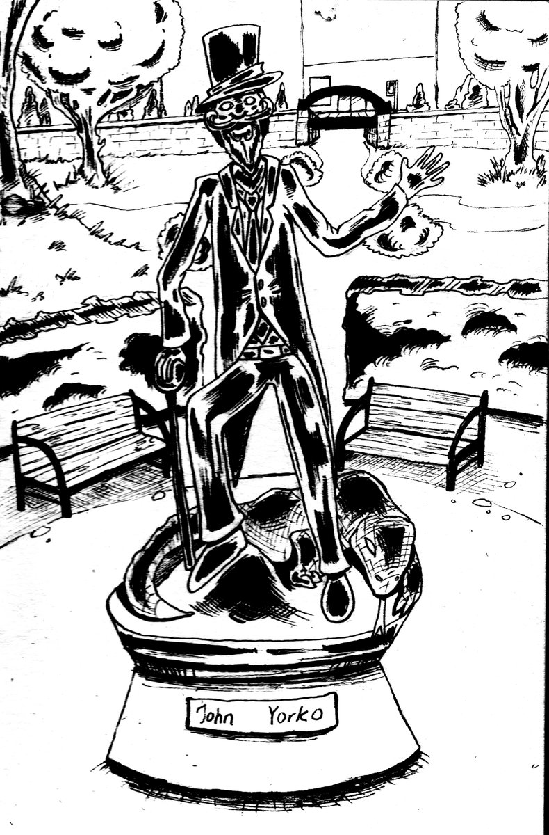 The final day of Inktober. This month has been all about me (the ink guy) but next month we're going to show off our colorist as well. In the meantime, enjoy our city monument: the Slightly Psychic Statue of John Yorko
#inktober2024 #inktober #LAGcomics #lilacsandgingersnaps