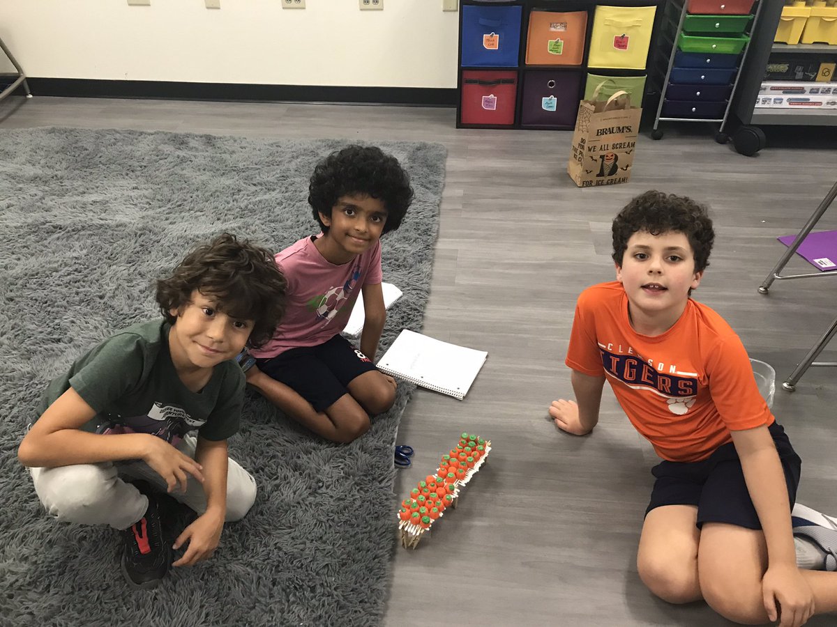 MrsHullteaches's tweet photo. GT classes @IndependenceES competed in a bone bridge building contest to see which could hold the most pumpkins. Class winners: 3rd grade (40 pumpkins), 5th grade (55 pumpkins). Our overall winner-4th grade with 61 pumpkins.@LISD_GT https://t.co/POWps0Fjpx