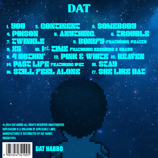 Hab_Dat's tweet photo. After 4 years of absence, I'm back with my 3rd album "Reach For The Stars". It will be released on November 2, 2024 on my YTB page, and I thank @HabiPet, Peatty, Ezeninho and Shayy for their collaboration. ❤️

See you, Dat. https://t.co/q8ImsgA7J6