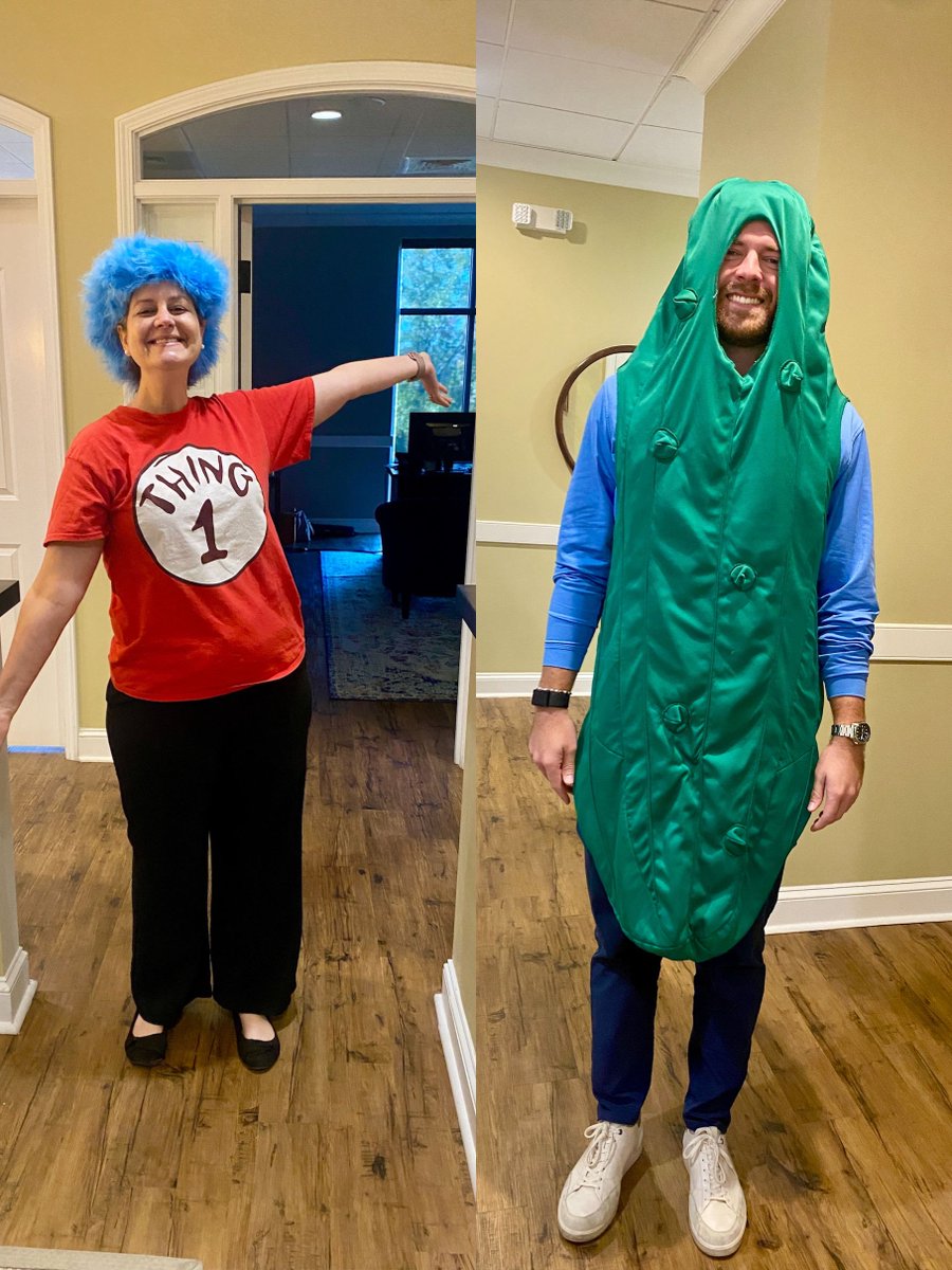 Happy Halloween from M&amp;G!  Today, we're bringing our A-game and our costumes to the office! Swipe through to see the creativity in action—who do you think wins best costume? Tell us your favorite in the comments!