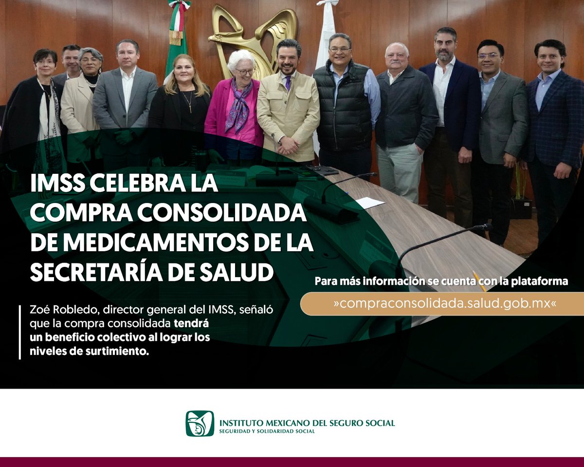 IMSSSONORA's tweet photo. IMSS celebra la compra consolidada de medicamentos de la Secretaría de Salud.
https://t.co/QTNK4detAS
#CompraConsolidada https://t.co/QLkfgnGr00