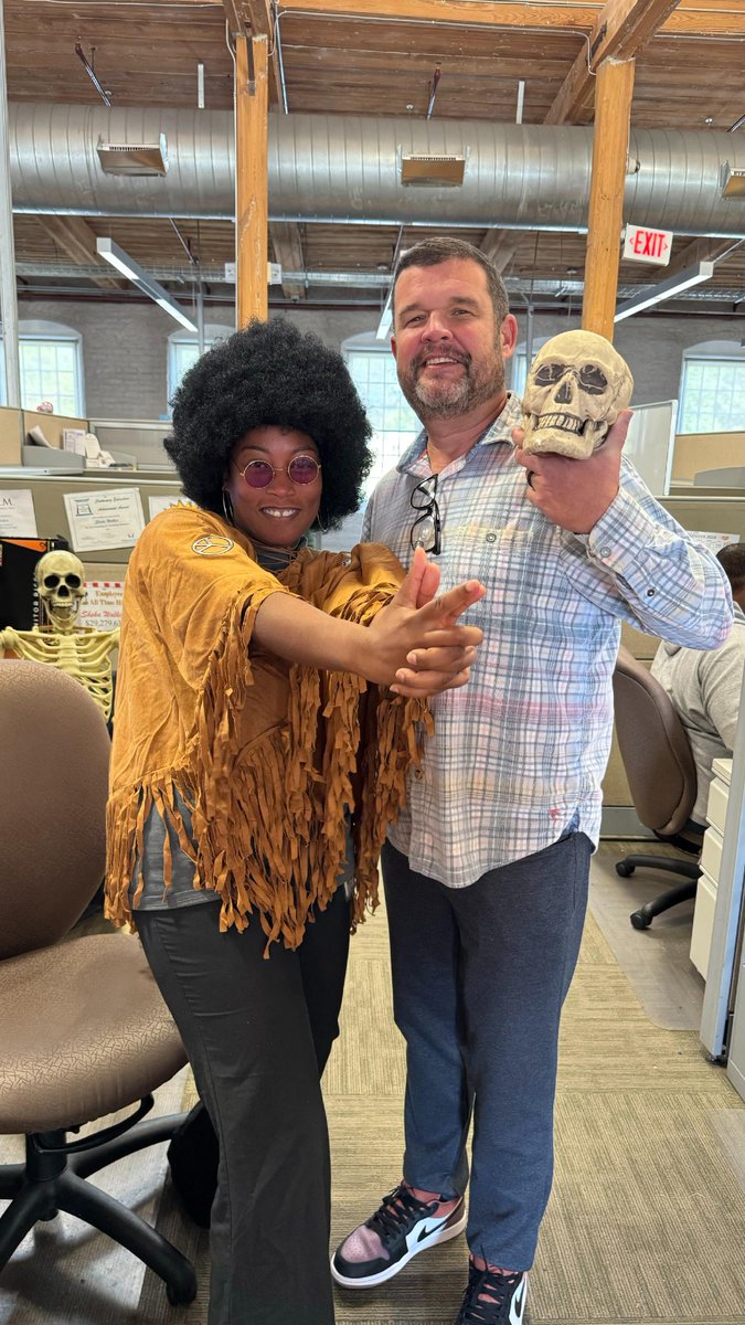 🎃 #HappyHalloween from Williams &amp; Fudge! Celebrating with costumes, treats &amp; an energy boost to power through month-end! ⚡️ Spooky, silly, or just plain fun—we love bringing Halloween spirit to the office! 🍬🕸️ Here’s to teamwork, treats &amp; a fantastic Halloween! #WorkPlayGive