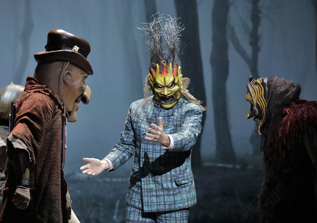 portlandopera's tweet photo. Happy Halloween from all of us at Portland Opera! Put on a scary mask and have fun today! 🎃 

*From our production of 'Faust' 2018 Photo by Cory Weaver / Portland Opera

#pdxopera #opera #halloween https://t.co/6Rd6ZKAnSU