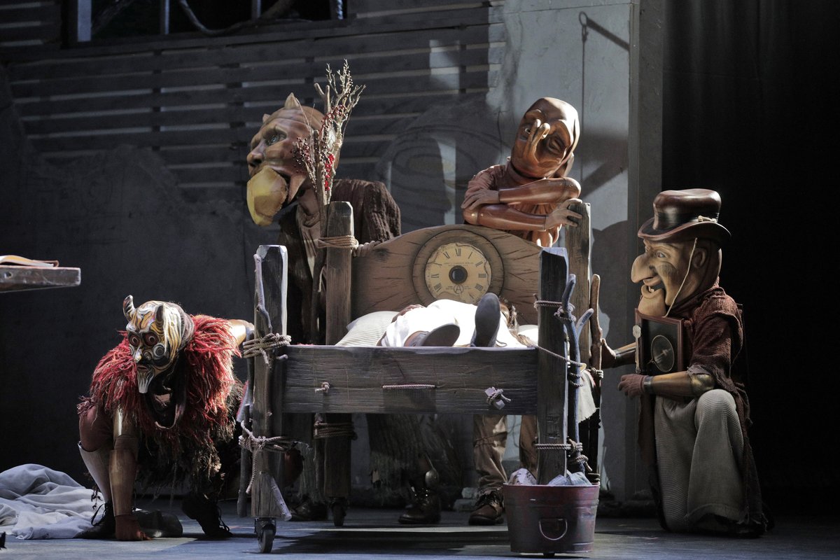 portlandopera's tweet photo. Happy Halloween from all of us at Portland Opera! Put on a scary mask and have fun today! 🎃 

*From our production of 'Faust' 2018 Photo by Cory Weaver / Portland Opera

#pdxopera #opera #halloween https://t.co/6Rd6ZKAnSU