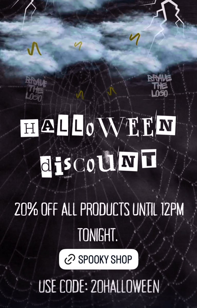Notonyourtod.co.uk code: 20Halloween 
20off until 12:00 tonight.

Don’t miss out …..