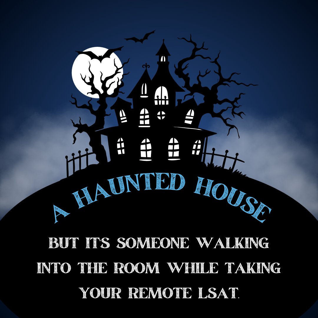 BlueprintLSAT's tweet image. 🎃 It&apos;s the stuff of #prelaw and #LSAT nightmares. #HappyHalloween