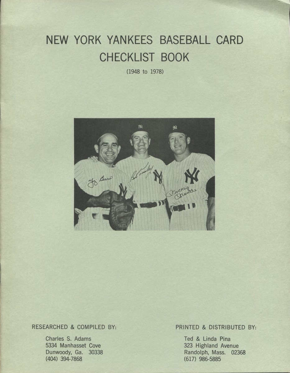 PostWarCards's tweet photo. Too soon to talk about the Yankees? #HobbyLibrary https://t.co/CCJizDpcjn
