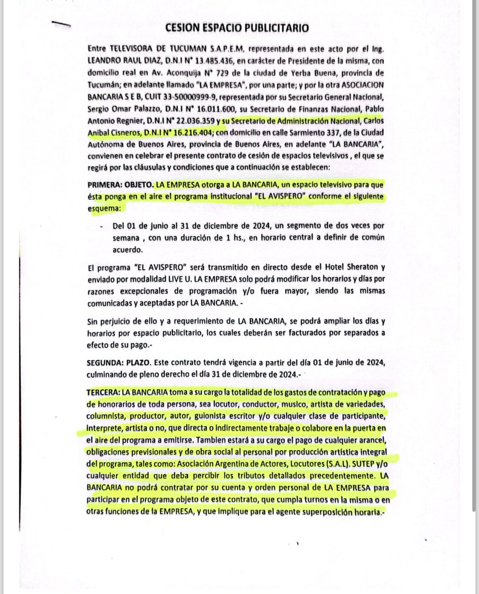 cajagate's tweet photo. Contrato @ElAvisperoOk @LaBancaria1 @tucugate @OsvaldoJaldo @Josecitors https://t.co/akX0aNPAMM