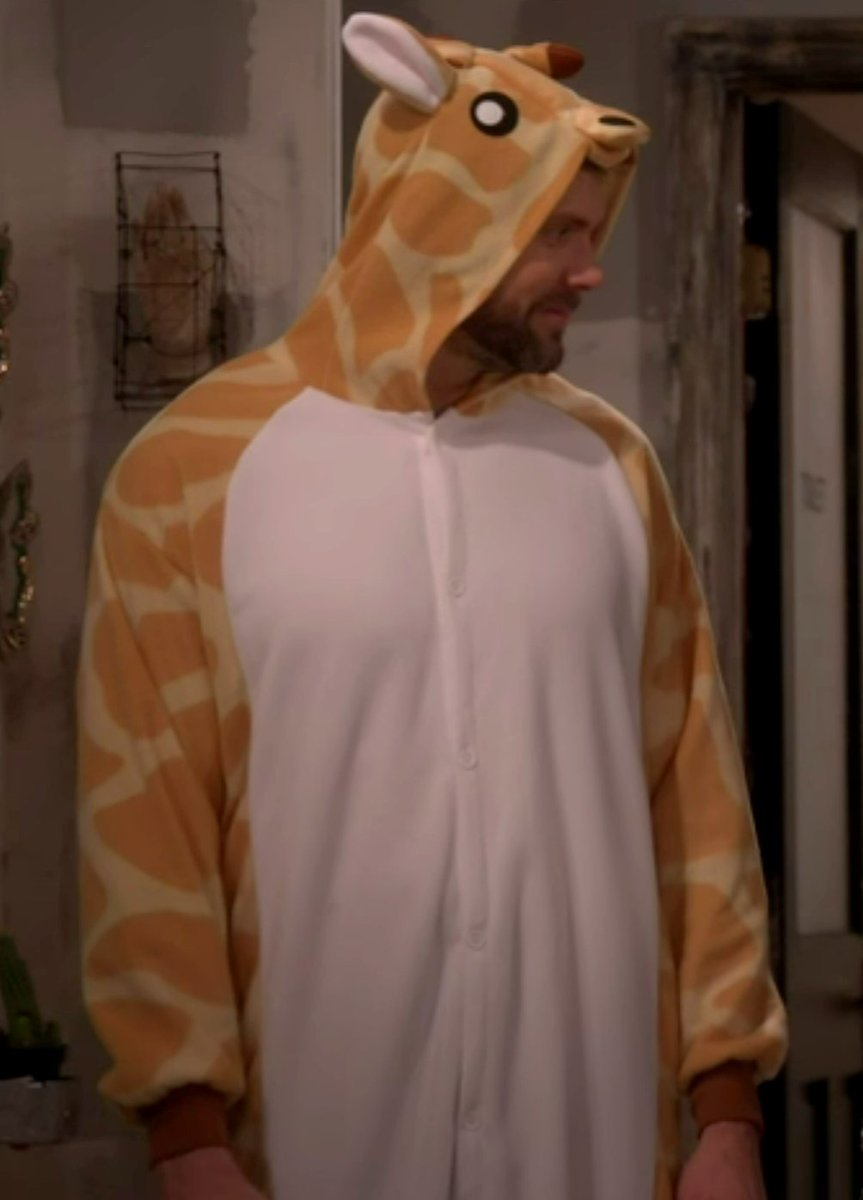 joel_things's tweet photo. happy halloween here's joel in a giraffe onesie https://t.co/uH4UxGK8fj