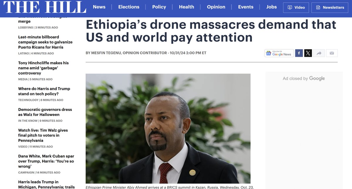 Deadly drone strikes in Ethiopia's Amhara region continue. The timing is ripe for change in the Amhara Region. End the killings. We must mobilize to VOTE Jerry Torres for action in Northern Virginia and across the Potomac. Send Jerry to the Front Lines again.
