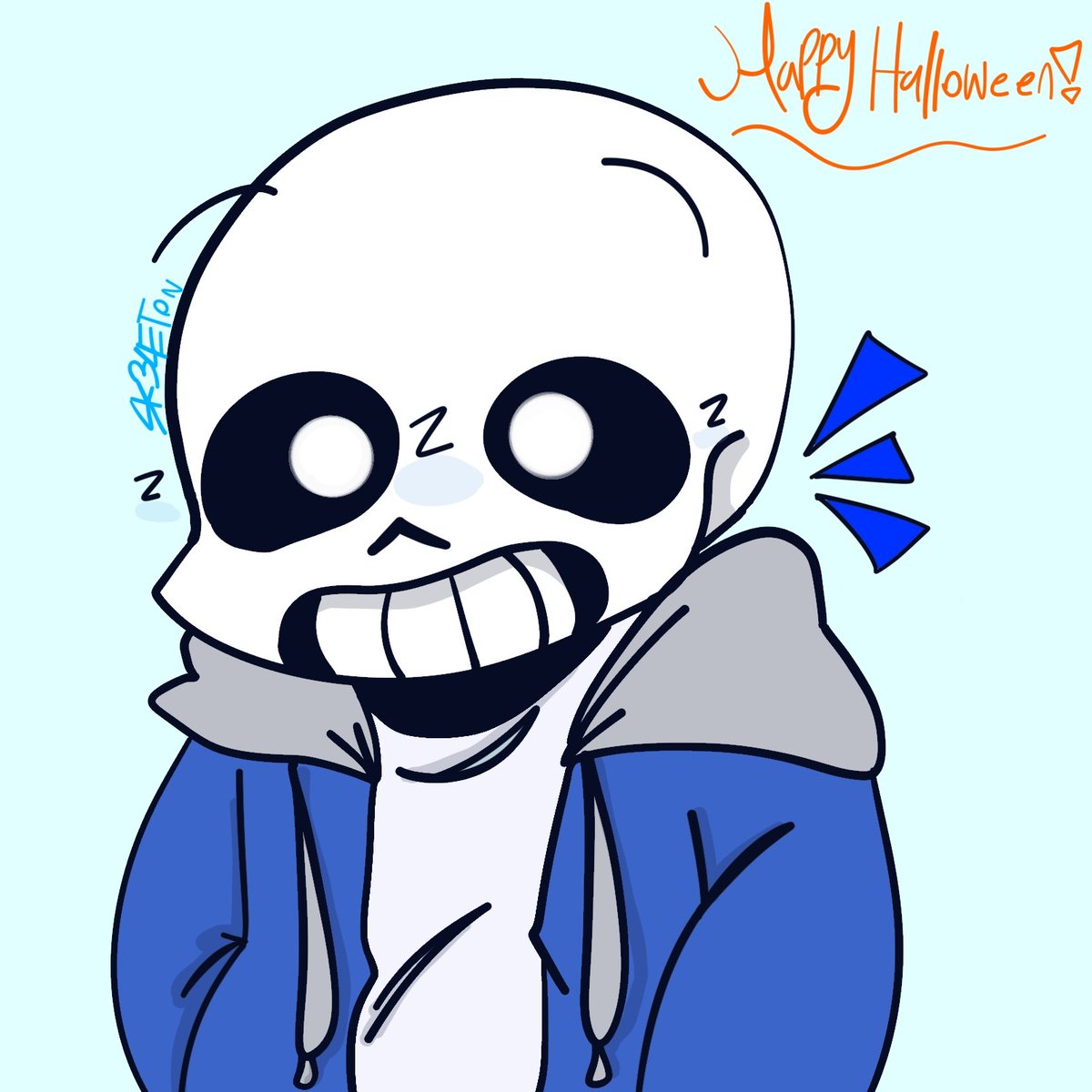 HAPPY HALLOWEEN! 🎃🦴 #sans #undertale #art