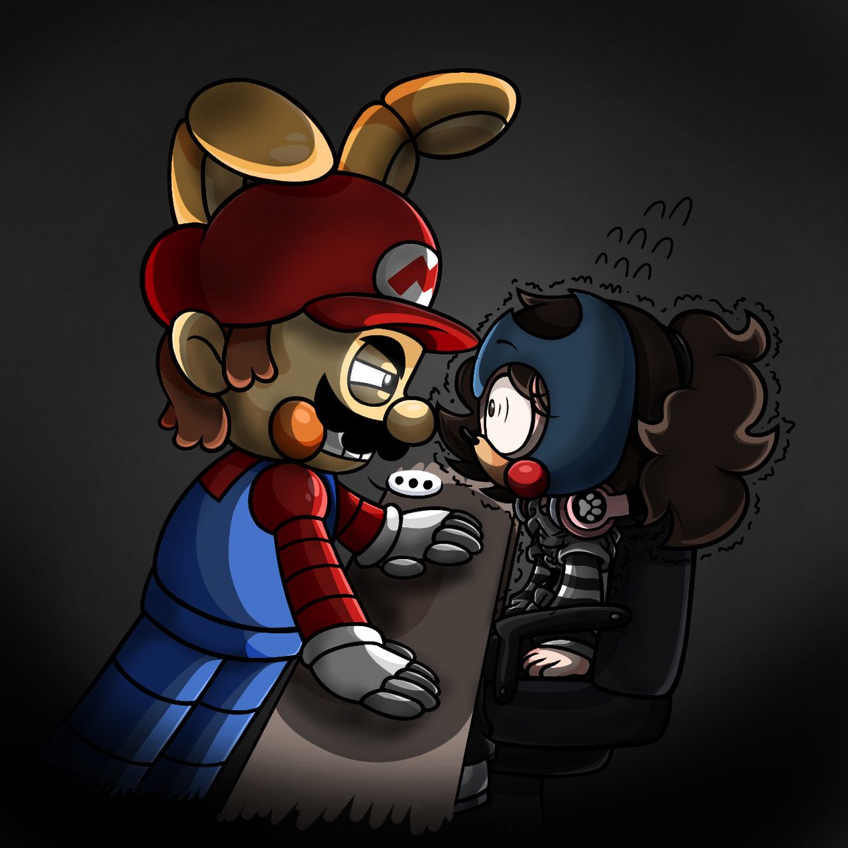 Alondra52360050's tweet photo. #FiveNightsatSonic #FivenightsatSonicManiacMania #FNaS #FNaSMM
βββββββββββββββββ
.*...*...*...*...*...*...*...*...*...*...*
βγγβγγβγγβ
βγγβγγβγγβ
βγγβγγβ
βγγβ
β
β β β β β β β β β β β
Toy Mario suspects the mask https://t.co/xLw8A7y10i