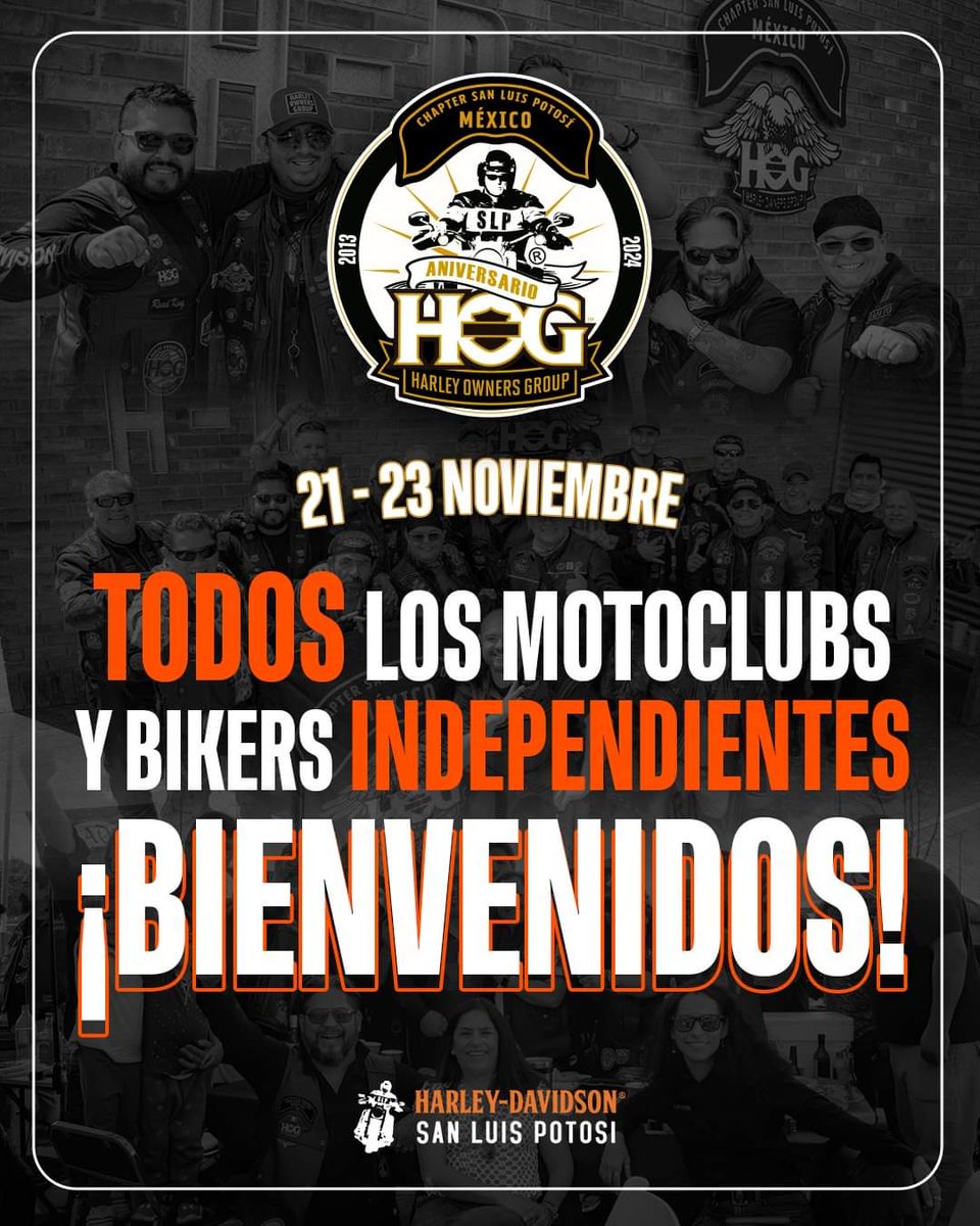 HOG_M_X's tweet photo. #harleydavidson #LiveToRideToLive #AllForFreedomForAll @HarleyMexico @harleydavidson @harleySanLuis https://t.co/aP1jcDIJFI