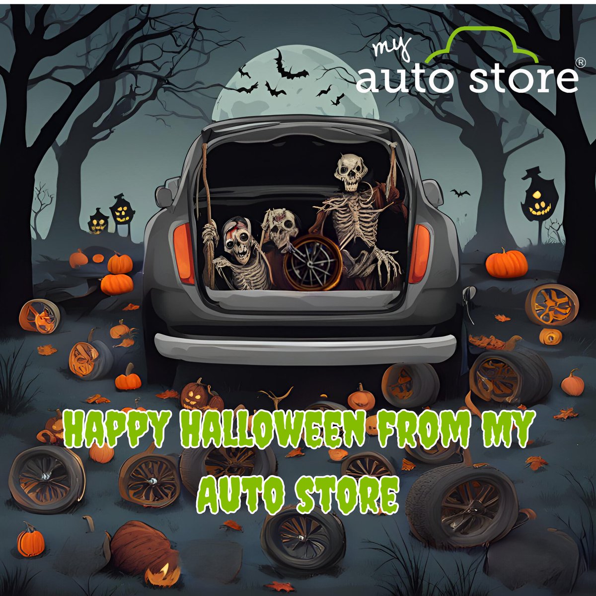 Have a spook-tacular Halloween. We hope you get the candy of your dreams tonight! 🍫#halloween #happyhalloween #myautostore