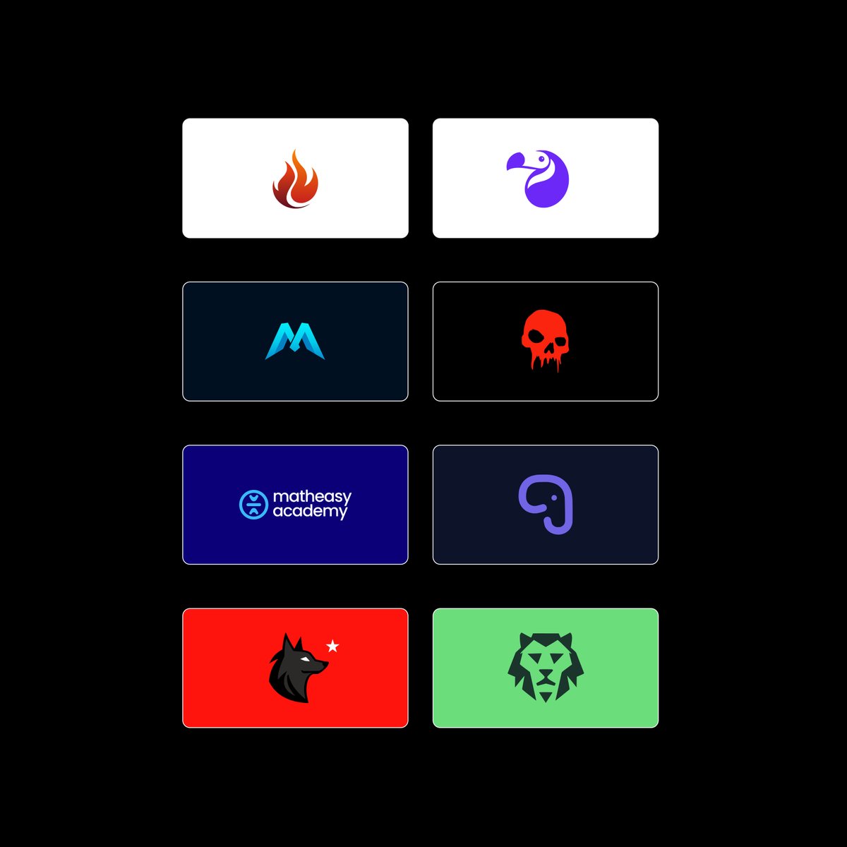 zazzygfx's tweet photo. These are logo designs I created in the month of October

It'll cost you 0$ to retweet my work https://t.co/fd11b7s5XH