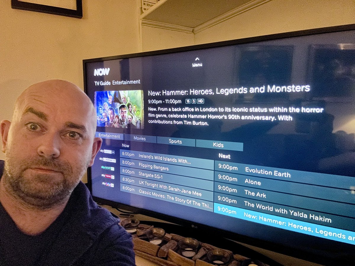 Benjamin Field ❎ (@benjamin_field) on Twitter photo On at 9pm - just 6 minutes time!
Our beautiful documentary Hammer: Heroes, Legends and Monsters.
I really hope you enjoy watching it as much as I enjoyed making it. Thank you to my whole crew at Deep Fusion Films as well as the amazing <a href="/hammerfilms/">Hammer Films</a> & <a href="/SkyArts/">Sky Arts Awards</a> teams On at 9pm - just 6 minutes time!
Our beautiful documentary Hammer: Heroes, Legends and Monsters.
I really hope you enjoy watching it as much as I enjoyed making it. Thank you to my whole crew at Deep Fusion Films as well as the amazing <a href="/hammerfilms/">Hammer Films</a> & <a href="/SkyArts/">Sky Arts Awards</a> teams