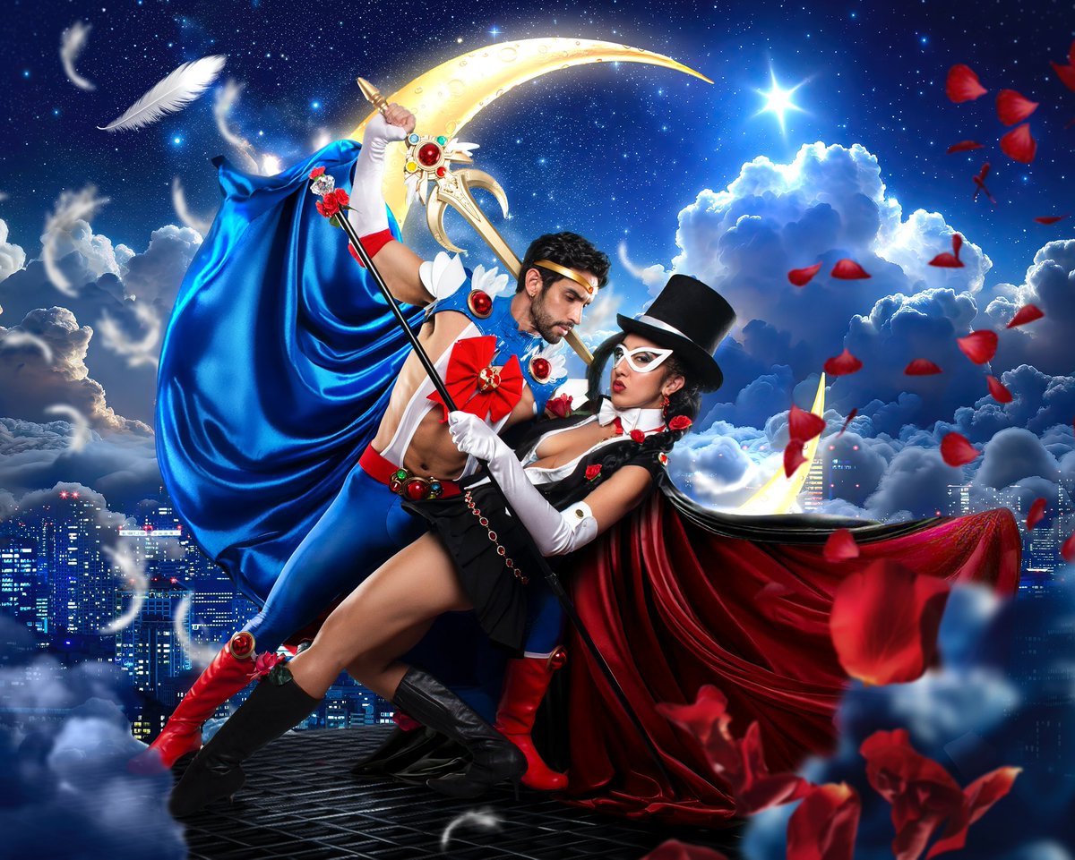 chrisdiprete's tweet photo. Halloween 2024 “Sailor Masc &amp; Tuxedo Fem”🌙🪽🎩🌹 https://t.co/Akd7OxZIgi
