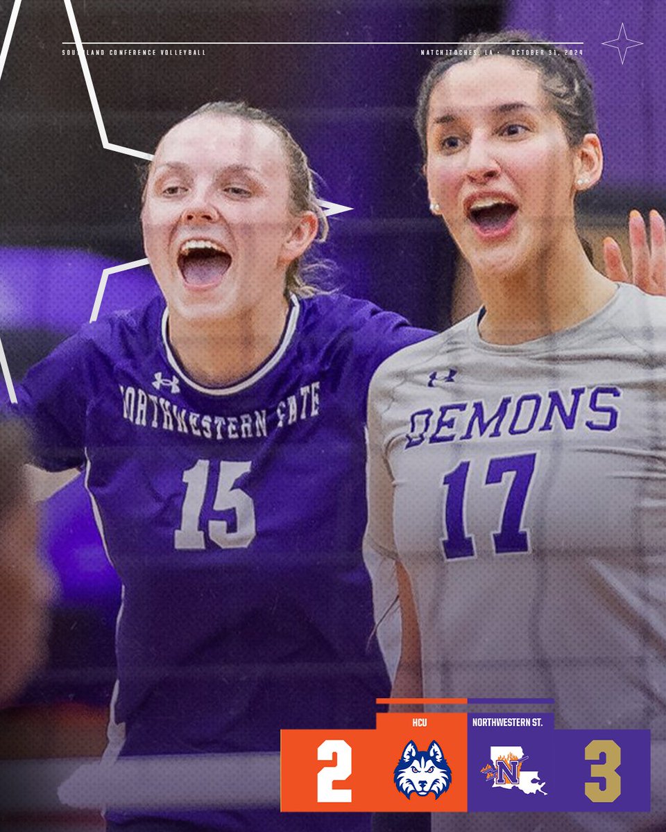 DEMONS WIN, in a five set thriller.

#GTL x <a href="/NSUDemonsVB/">NSU Volleyball 🤘😈</a>