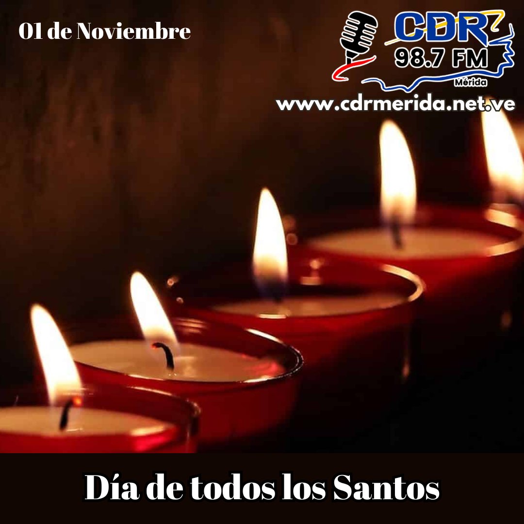 El Día de todos los Santos se celebra cada #01nov como una fecha del Calendario Litúrgico de la Iglesia Católica. Este día fue instaurado para honrar a todos aquellos santos que no poseen una fecha específica para su celebración.