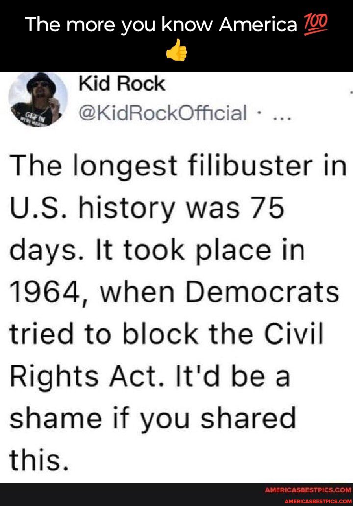 Thought all of you might like to know my fellow Americans