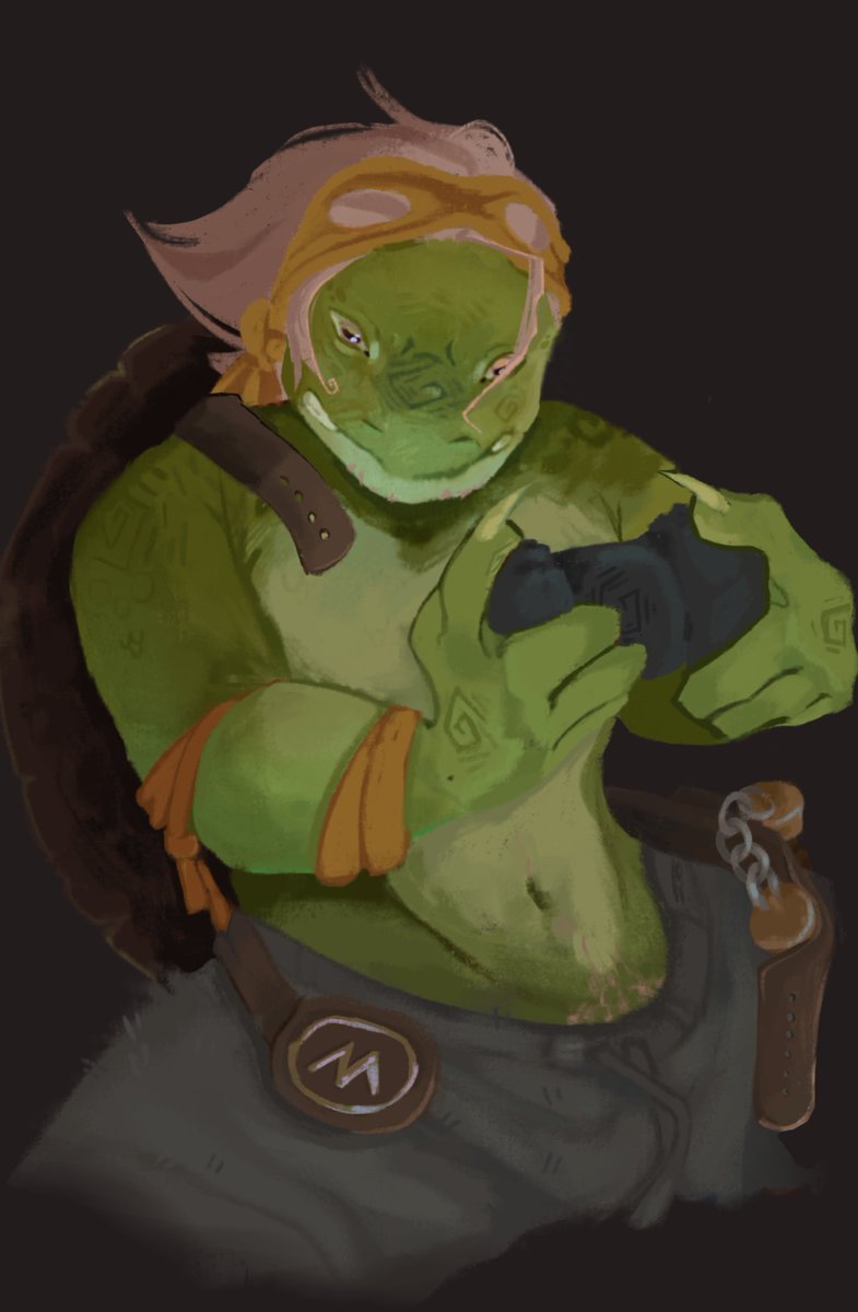 littlemanGrrr's tweet image. Late night Halloween post but here's #spinner as #michelangelo for #Halloween #mha #BNHA #TMNT #funfact I'm a tmnt nerd, was Donatello this year