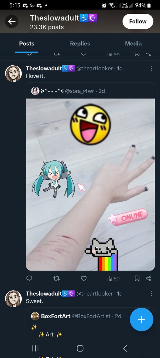 thephanthief's tweet photo. We will not stop until @/theartlooker is permanently removed from this platform, as well as his other accounts: @/Heidihomuff and @/Catfilth1.

Consider this a warning. The art community will soon to never welcome you with open arms. https://t.co/QOhydMBz2y