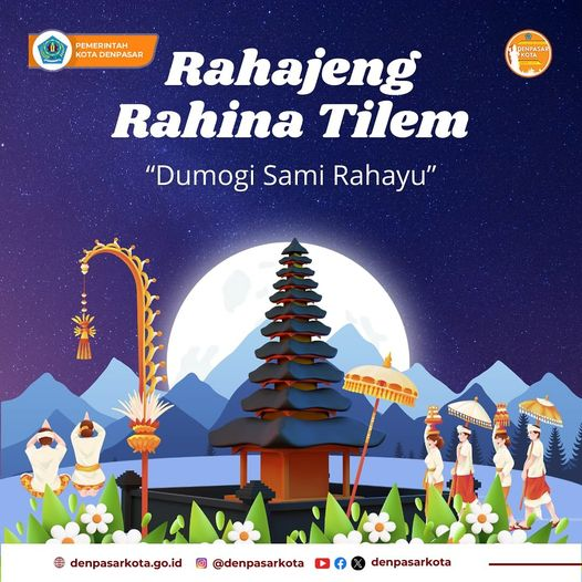 DenpasarKota's tweet photo. Rahajeng Rahina Tilem Warga Kota Sareng sami
Dumogi rahayu sareng sami ๐ท
#denpasarkota #tilem https://t.co/799wWh7U9y