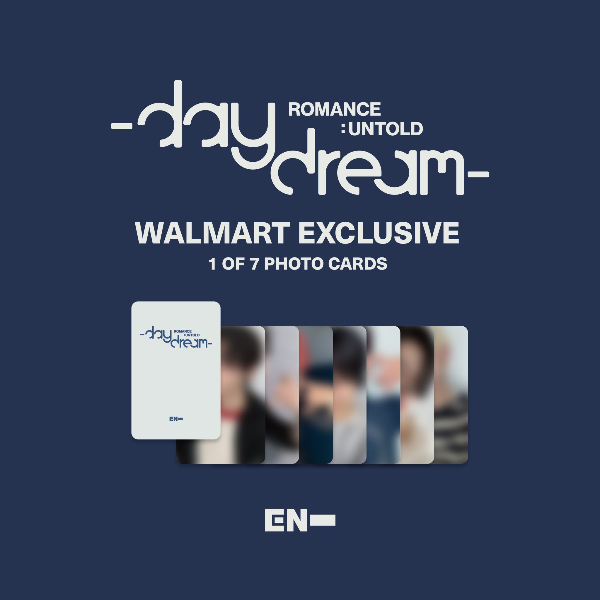 ENHYPEN daydream WALMART限定 トレカ ジョンウォン ENHYPEN JUNGWON ROMANCE UNTOLD: DAYDREAM PHOTOCARD WALMART
