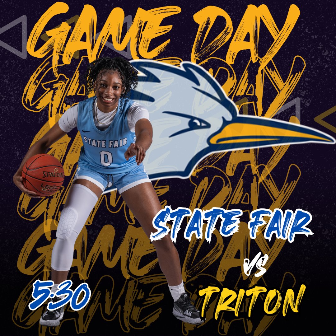 State Fair Women’s Basketball (@statefairwbb) on Twitter photo 🚨GAME DAY🚨
🆚 Triton College
⏰ 5:30 PM
📍 Fred E. Davis Multipurpose Center
📺youtube.com/@sfccmoathleti… 🚨GAME DAY🚨
🆚 Triton College
⏰ 5:30 PM
📍 Fred E. Davis Multipurpose Center
📺youtube.com/@sfccmoathleti…