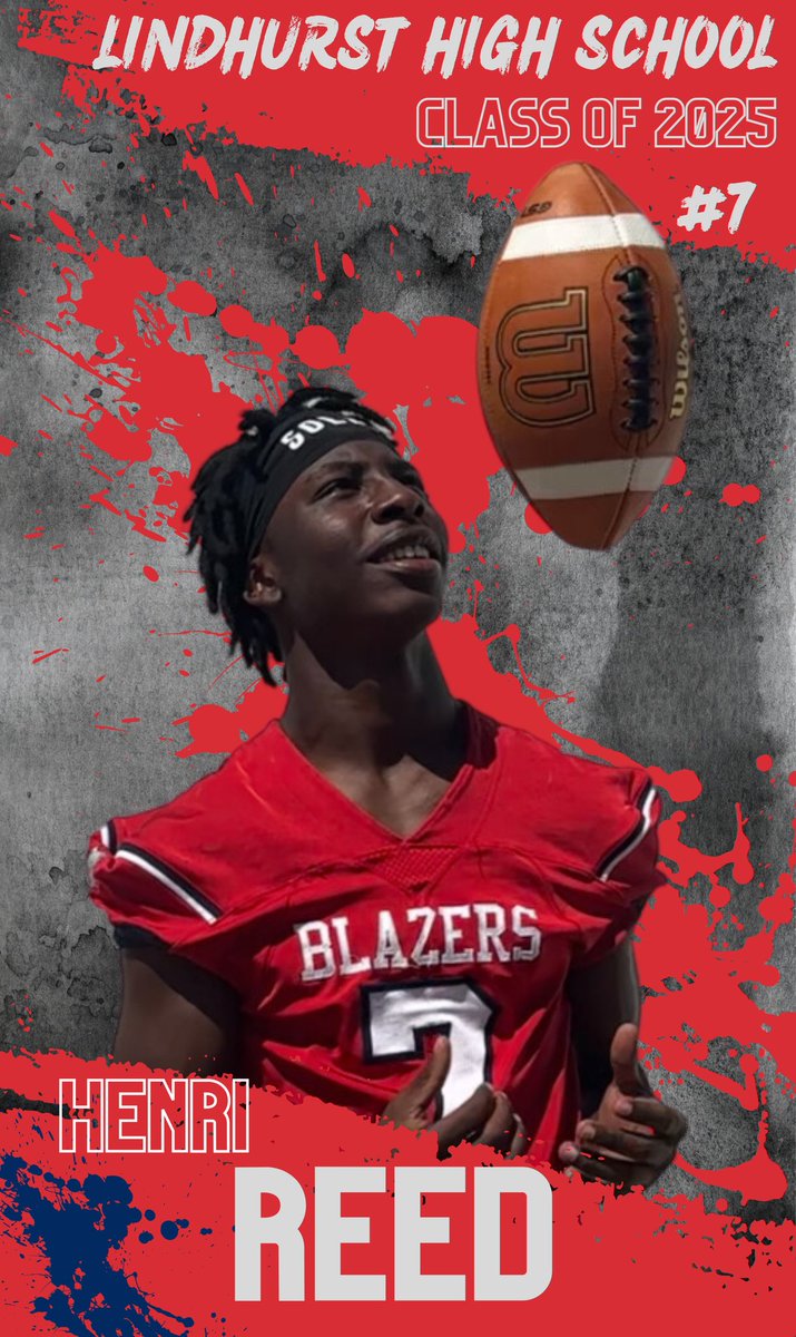 Senior Spotlight

Henri Lukkie Reed

RB/SS

Henri is a 2 year Varsity player. He is also a multi-sport athlete for Blazer athletics. He also runs for our track squad. Thank you, Henri, for your time with our football team.

#wenotme #earnednotgiven #goblazers