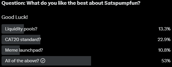 1107901_'s tweet photo. @Satspumpfun All the above
@satspumpfun
#satspumpfun #psyopcat https://t.co/6gHrOD7TJd