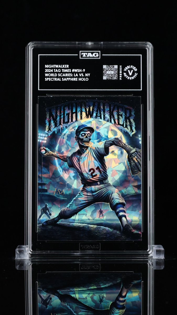 A R T C A R D _ F L A S H _ D R O P  
'NIGHTWALKER' &amp; 'STANSQUATCH' are LIVE! Only 120 will be released in honor of the 120th #WorldSeries including a 1/1, /3, /5, /25, &amp; /86.         

🧟‍♂️Want to WIN one of the 120?✨
REPOST, LIKE &amp; comment your team-- must be following TAG to