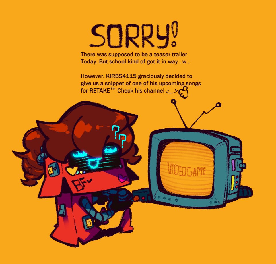 desikobutreal's tweet photo. I was originally gonna post a teaser trailer today for RETAKE WEEK 2 !

But school sort of got in the way and time just kinda flew by :p  

in return have a look at Girlfriend's design for week 2 ! and a snippet from a song by Kirbs4115 :)

#fnf #FridayNigthFunkin #fnfmods https://t.co/8jPrhdpRWe