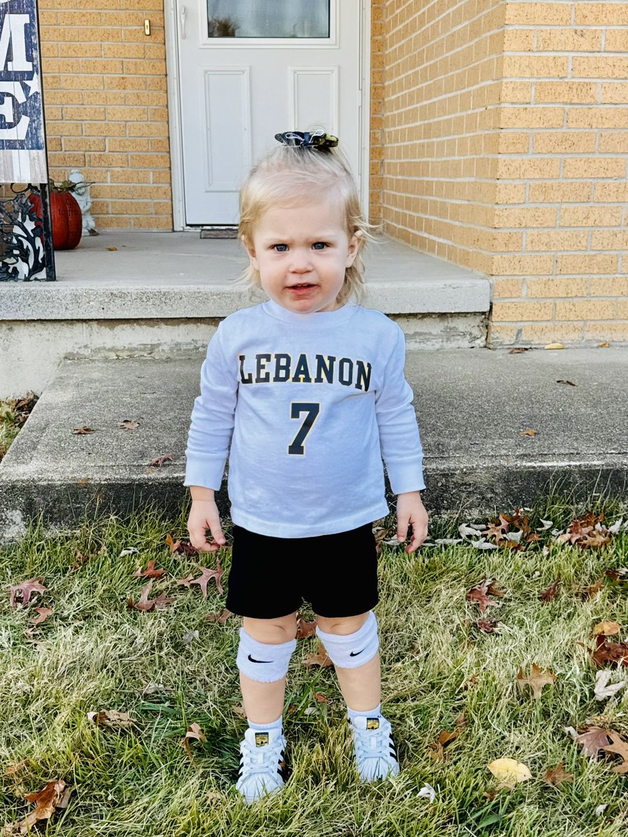 Happy Halloween from the cutest volleyball player! 🤩🏐💛 <a href="/LadyJacketVball/">Lebanon Volleyball</a>