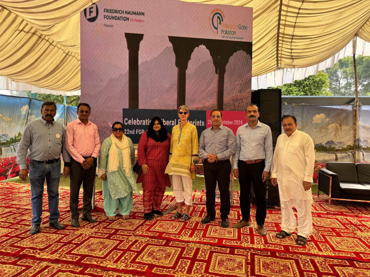 BirgitLamm's tweet photo. Every year a highlight at @FNFPakistan : the annual @IAF_Gummersbach alumni meeting in #Lahore . Preparing, welcoming old and new friends and catching up! #UnlockingFreedom #FGP2024 #FNFAlumni2024 https://t.co/X9XeOBV3lh