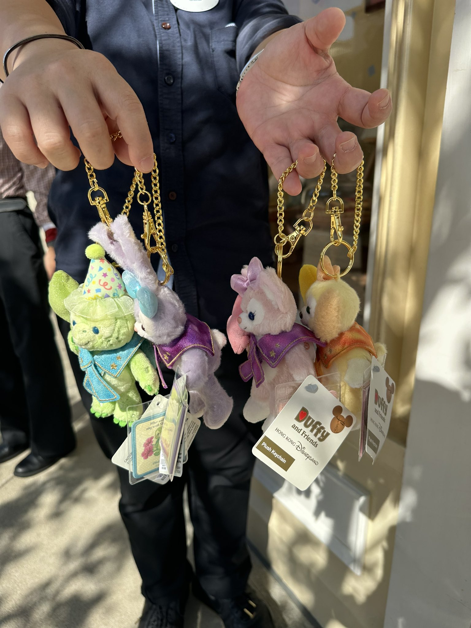 香港ディズニーランドのキーホルダー？　合計4点 香港ディズニーランドのキーホルダー？ 合計4点