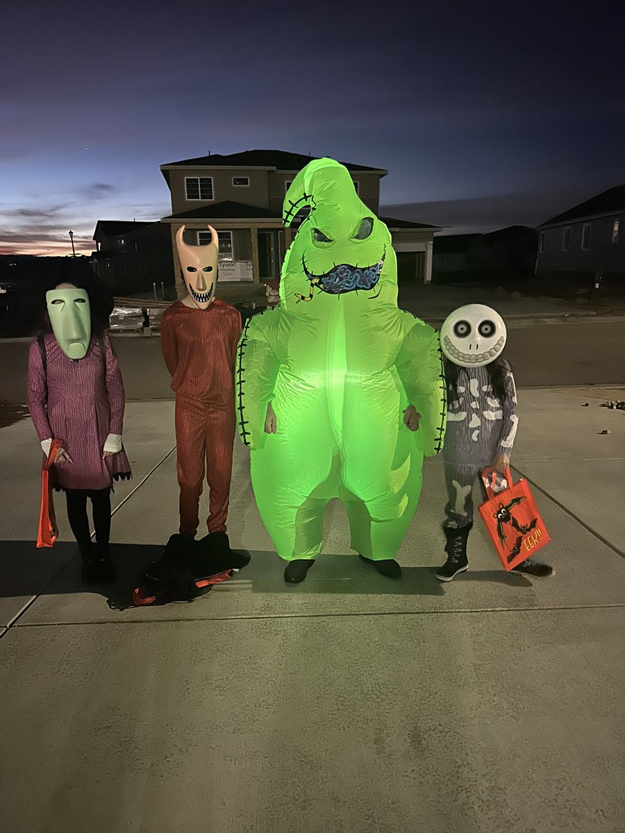 From Shock, Lock, Oogie Boogie, and Barrel HAPPY HALLOWEEN!