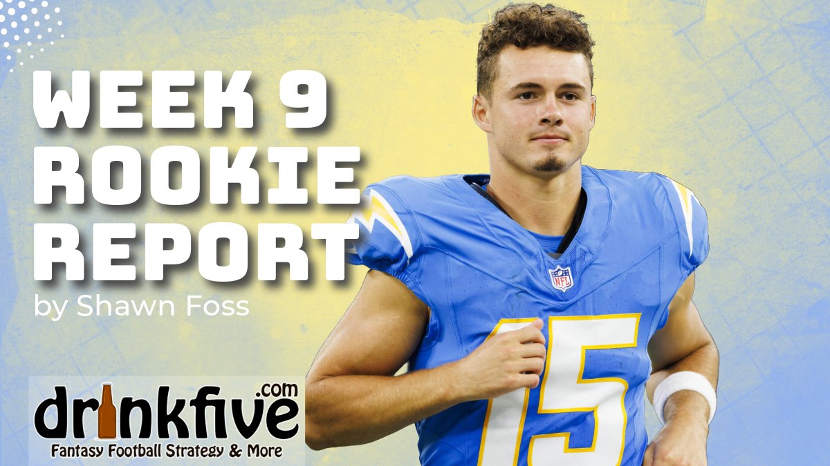 Are you on the fence with guys like Brooks &amp; Coleman in your #Week9 #fantasyfootball matchup? Check out this week's Rookie Report from <a href="/Shawn_Foss/">Shawn Foss</a> and study up on the latest from around the league!

drinkfive.com/fantasy-footba… #NFL #RookieReport