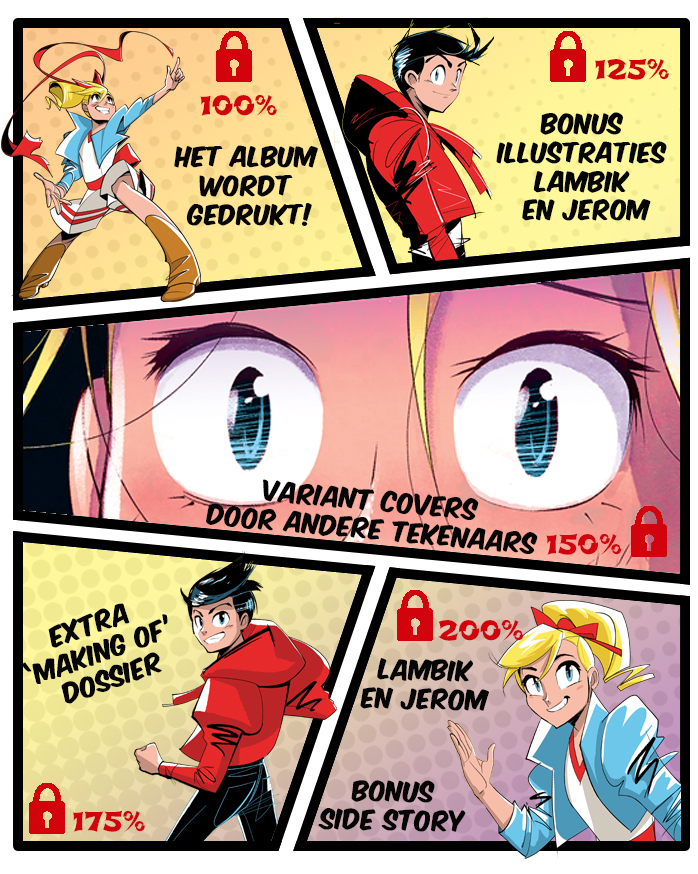 stripland_BENL's tweet photo. #Standaard Uitgeverij zoekt maar liefst € 75.000 bij elkaar om de #Manga-strip van #SuskeEnWiske te kunnen realiseren. Ook benieuwd naar de populaire Japanse #isekai-verhaalstructuur van #RoderickLeeuwenhart en #MarissaDelbressine? Steun hier: https://t.co/aUHnHULRqq https://t.co/CpsvdXigQ6