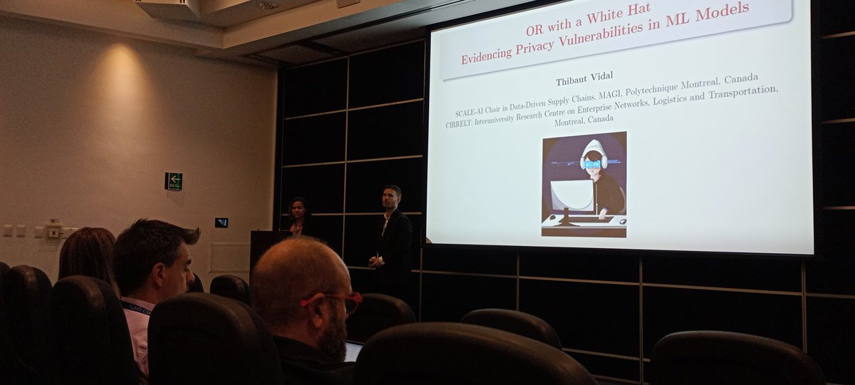 _jmejia's tweet photo. A nice plenary talk by @vidalthi https://t.co/JrXN6zhn2O