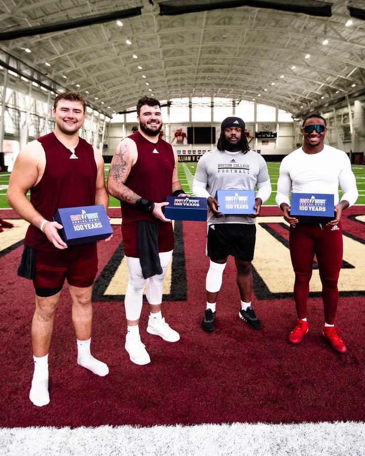 New Canaan’s Jack Conley is one of 4 Boston College Eagles who have been invited to play in the East-West Shrine game. Tremendous honor and well deserved…