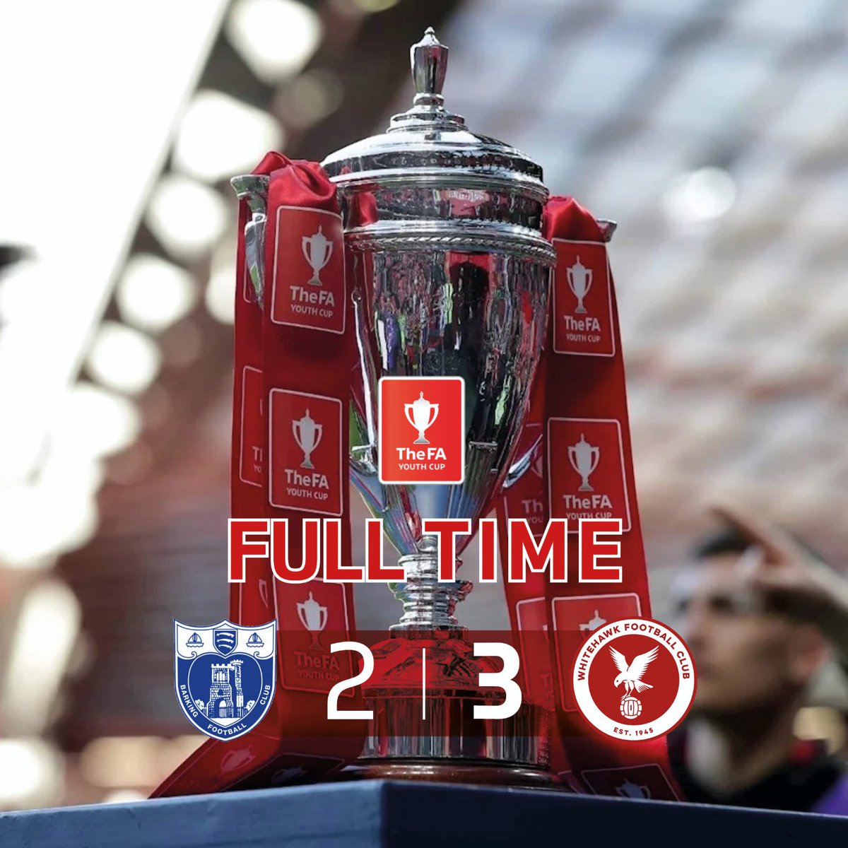 Full time.

Get in there!!!

Into the 🎩 for the second round!