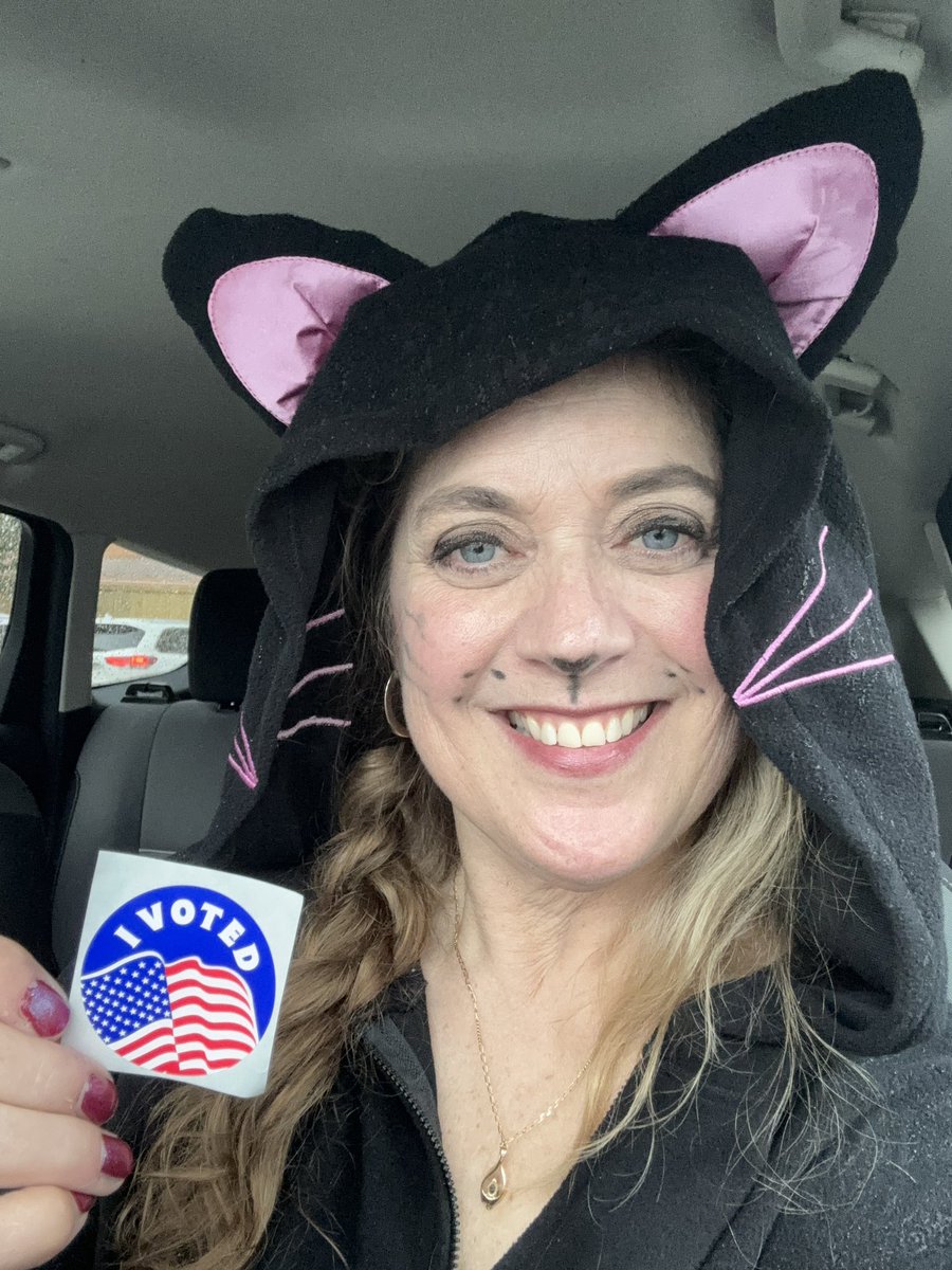 alworthc's tweet photo. Voted today- Halloween- walked out of the polls to a drenching rain! Don’t let anything keep you from voting! #MontgomeryISDVotes
#CultureOfVoting https://t.co/GBNM4W5RVp
