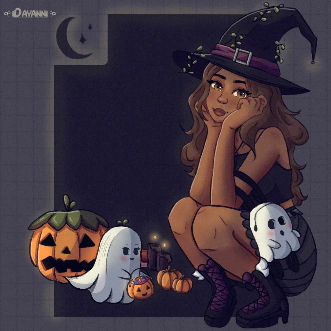 🍂 It's Halloween! 🎃 

Boo!! 👻🕯️

#BRart | #art